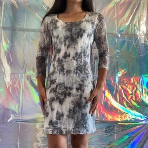 Vintage-Inspired Long Sleeve Lace Mini Dress